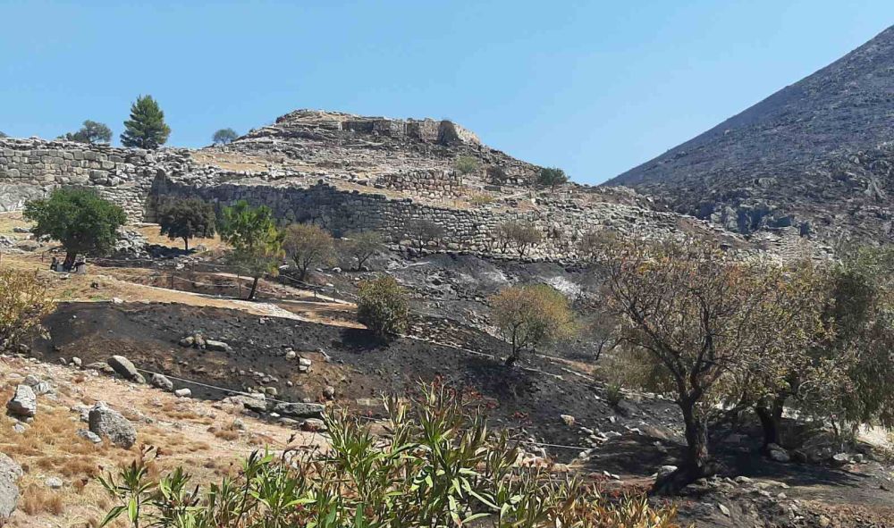 Ερώτηση για την πυρκαγιά στις Μυκήνες
