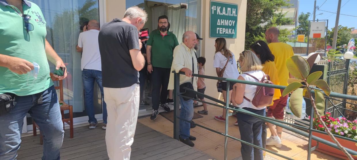 Επίσκεψη στα καμένα της Ανατολικής Αττικής